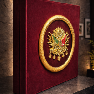 Bordo Osmanlı Devlet Arması Special Kutu Çikolata