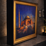 Simli Ayasofya Çerçeveli Tablo Kutu Special Çikolata