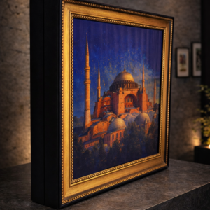Simli Ayasofya  Çerçeveli Tablo Kutu Special Çikolata