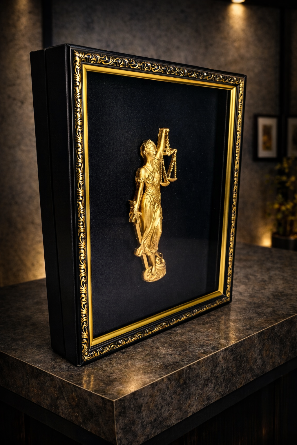 Adalet Sembol Camlı Çerçeveli Special Kutu Çikolata