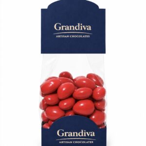 Kırmızı Renk Badem Draje 200 gr